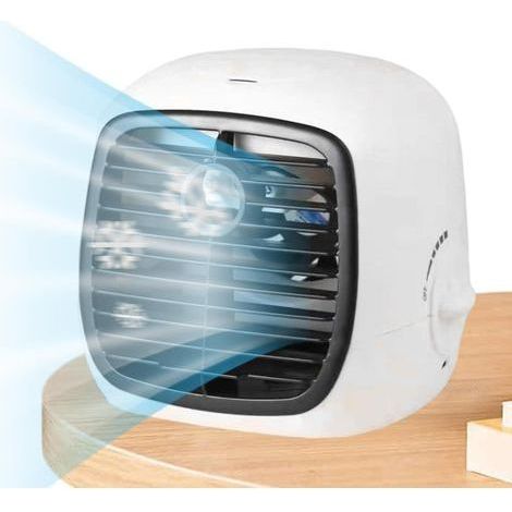 Tragbare Mini-Klimaanlage – Luftbefeuchter und Kühler für kleine Räume, USB-Kühlgerät für Reisen, Outdoor und Camping (1/5)