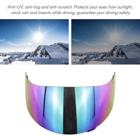Visiera di ricambio per casco da moto, deflettore antivento, lente, per AGV K1 K3SV K5, integrale. (1/4)