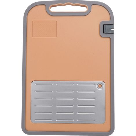 Defrosting Tray Cutting Board Food Grade Non Slip Double Sided Cutting Board for Meat Vegetables M (1/5)