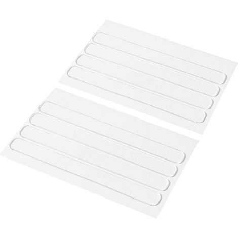 Tampons En Caoutchouc Pour Meubles - Bandes En Silicone Auto-Adhésives - Pour Portes D'Armoires Fenêtres Tiroirs - 10 Pièces (1/5)