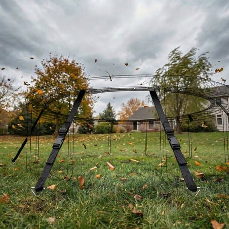 Vis d'ancrage au sol avec poignée triangulaire pour trampoline 4 places, 32 cm (1/5)
