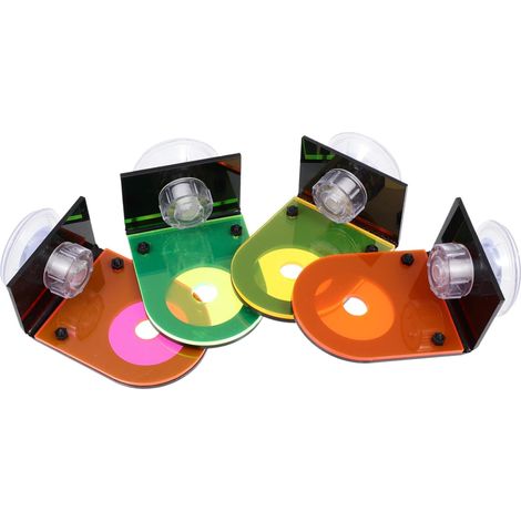 Set of four aquarium plant holders, suitable for aquariums, aquarium plant decoration, fluorescent plant holders and acrylic holders.