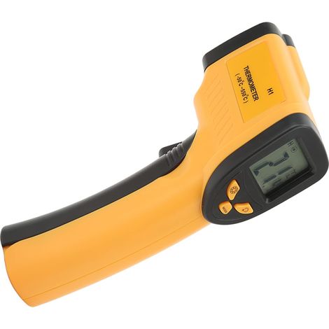 Pistolet de Mesure de Température, Thermomètre Infrarouge de Sélection ‑50‑550℃ ℉ ℃ pour Usage Industriel (1/5)
