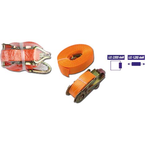 SIFER sifer ratchet 35mm 5,5+0,5m gancho cerrado 2500 sirt35-6-gc