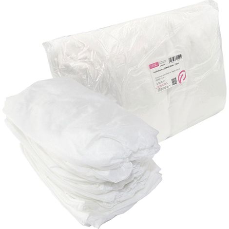 Sábana bajera desechable 80cm x 200cm tela no tejida blanca 15g 10uds (1/4)