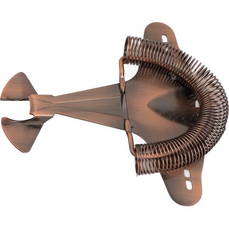 Passoire à Cocktail Avion de Chasse, Filtre à Boisson en Acier Inoxydable Rouge Bronze pour Bar à Domicile et Barman Professionnel, Passette à Martini, Accessoire Barman (1/5)