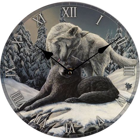 Horloge Loups Protecteur du temps