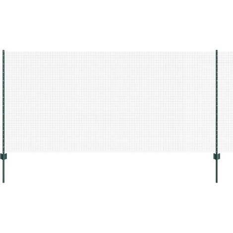Maison Exclusive - Schweißdrahtzaun mit Pfosten 50 x 1,2 m (B x H