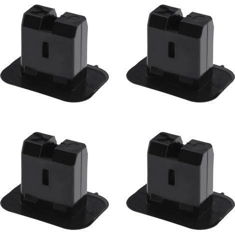 Sollbry 4 clips de retención de plástico para respaldo de asiento trasero compatibles con A4, B6, B7, A6, C5, C6, accesorios para coche VW. (1/5)
