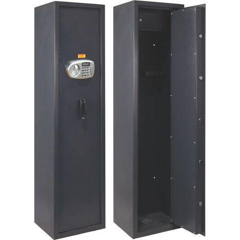 Utilia TOP Security ARMADIO PORTAFUCILI ELETTRONICO 5 Posti mm.340x280x1480 h