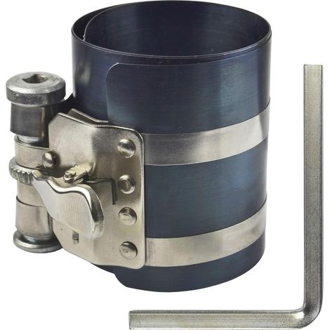 1 Compresor de segmento, capacidad 53-175 mm, acero al manganeso, sistema de trinquete, para motor (1/5)