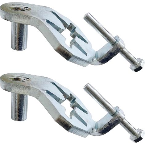 Lot de 2 charnières universelles en T pour portail de ferme et de jardin en acier inoxydable (1/5)