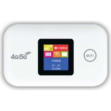 KuWFi 4G LTE Mobiler WLAN-Hotspot entsperrt Geräte, tragbarer WLAN-Hotspot mit SIM-Kartensteckplatz, ideal für unterwegs (1/5)