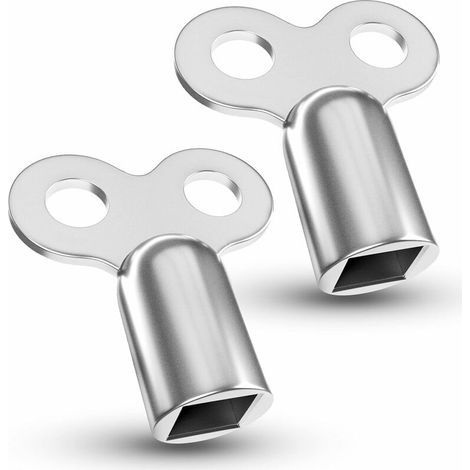 Lot de 2 Clés de purge pour Radiateur, pour tous les radiateurs,5mm (1/4)