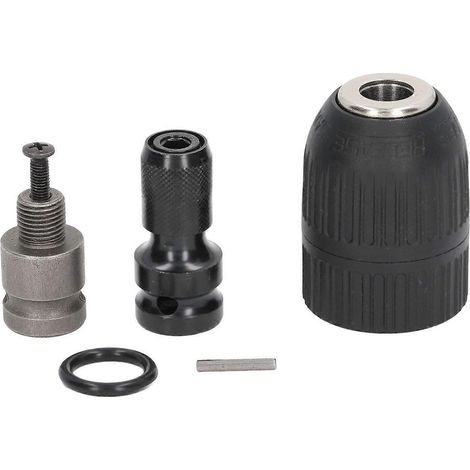 Mandrin de perçage sans clé à serrage et verrouillage automatiques pour visseuses à percussion électriques avec filetage 1/2" 20UNF