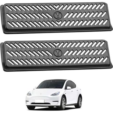 Set mit 2 Ersatz-Lüftungsgitterabdeckungen für Tesla Model Y, Tesla Model Y Zubehör, Schutzhülle für Tesla Model Y, Lüftungsgitterabdeckung unter dem Sitz (1/4)