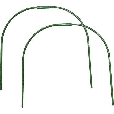 2 supports d'arche pour serre, tunnels de jardin arqués, support d'arche décoratif pour jardin (1/3)