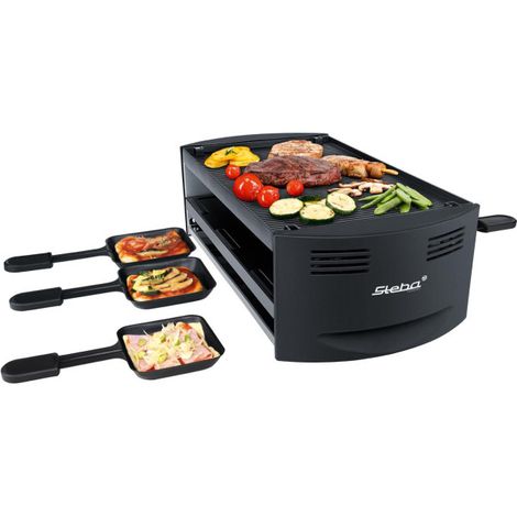 Steba RC 6 Noir Appareil à Raclette et Grill 1500W