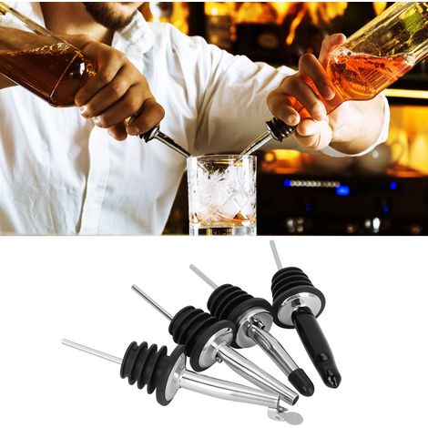 4-teiliges Weinausgießer-Set aus Edelstahl 304 für die Bar (1/5)