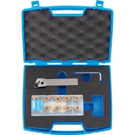 Utensile per esterno 93° FERVI KITPDJNR20 con inserti DNMG150608N per tornio (1/3)