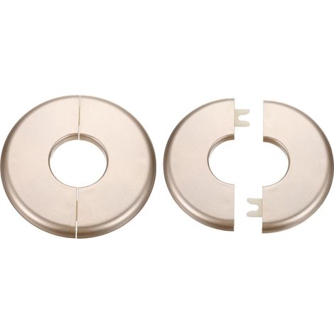 2pcs Cache Tuyau Cache Tuyau WC Rosace Tuyau 33.5mm/1.3" Or (1/5)