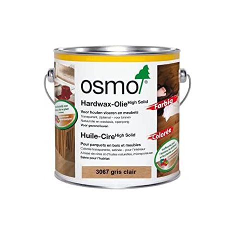 HUILE CIRE COLORÉE GRIS CLAIR OSMO 3067 0,75L