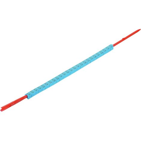 Weidmüller Leitermarkierer CLI R 02-3 BL/SW 6 mit Montagedorn 10 Stk