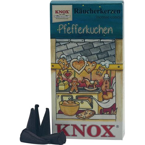 Knox Räucherkerzen Weihnachtsbäckerei Pfefferkuchen - 24 Stück