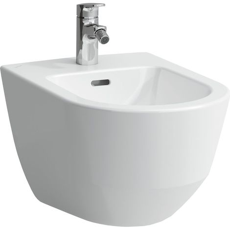 Laufen Pro - Bidé suspendido, 530x360 mm, 1 orificio para la grifería, blanco H8309520003021 (1/5)