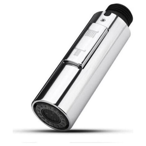 Embout Robinet Cuisine - Tête de Robinet Amovible - 2 Fonctions Spray et Stream - Raccord G1/2 - Acier Inoxydable SUS304 - 1 Pièce (1/4)