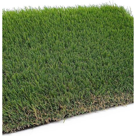 Césped Artificial Bolonia DELUXE 35mm - Hierba con Protección UV  2 x 4 metros: 8 m2 - (1/4)