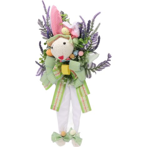 Décoration murale lapin, figurine de lapin de Pâques légère pour la maison, le jardin ou le bureau. (1/5)