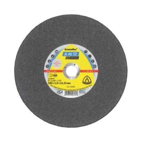 Disque à tronçonner - Acier inoxydable - Ø 230 mm Épaisseur 1,9 mm Alésage 22,23 mm Vitesse max 6600 tr/min - Droit - 1 pièce