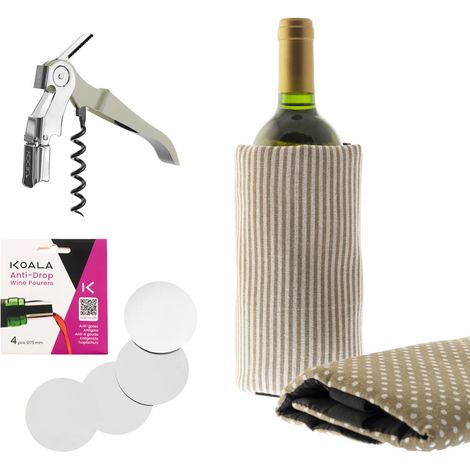 Apérifun - Set initiation 3 pièces pour la dégustation des vins - Beige (1/5)