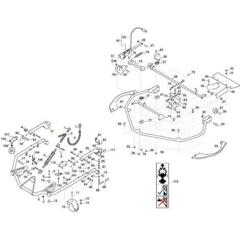 SOPORTE GIRATORIO DX CD110/125QF VNGA ORIGINAL STIGA - 387773547/0