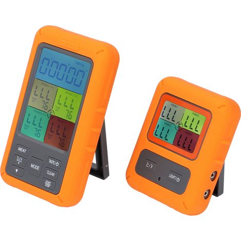 Sonde de température pour viande sans fil intelligente avec écran LCD et 4 sondes pour barbecue gril cuisine accessoires TS‑TP40 (1/5)