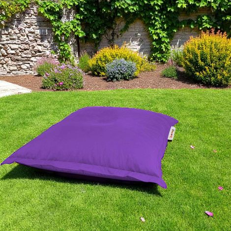Pouf coussin de sol extérieur violet - 100 cm ARTA (1/3)