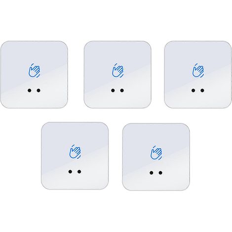 Installation infrarouge 5X, serrure de porte sans contact, capteur sans contact, bouton de sortie, déverrouillage de porte infrarouge, sonnette/interrupteur B (1/3)