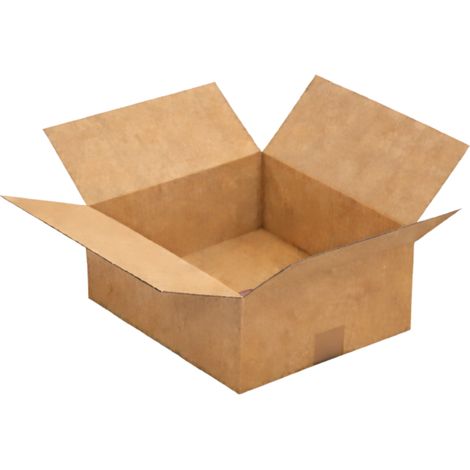 Lot de 250 Caisse carton américaine 60 x 40 x 30 cm simple cannelure (1/2)