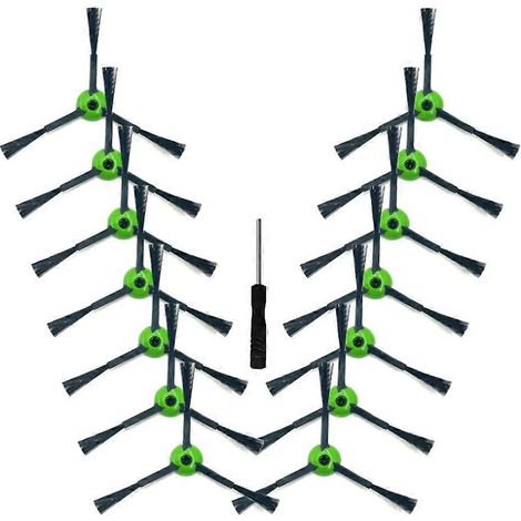 Lot de 14 brosses de nettoyage des bords pour iRobot Roomba séries I, J et E (I7, I7+, I8, I8+, Combo J7+, J9+, J5+, I5+ Plus, E5, E6). (1/5)