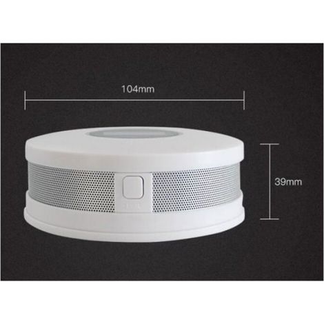 Détecteur de fumée et de monoxyde de carbone 2 en 1 - - Écran LCD - Alarme 70 dB - Sans fil ENEVAOCT (1/4)