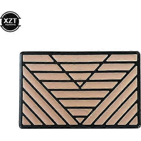 tapis de sol universel en PVC pour voiture, protection talon et pédale, 25 x 15 cm, accessoires de tapis de sol pour voiture - Pédales (1/5)