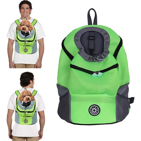 Sac à dos portable pour animaux de compagnie, réglable, adapté aux voyages avec des chats et des chiens (1/5)