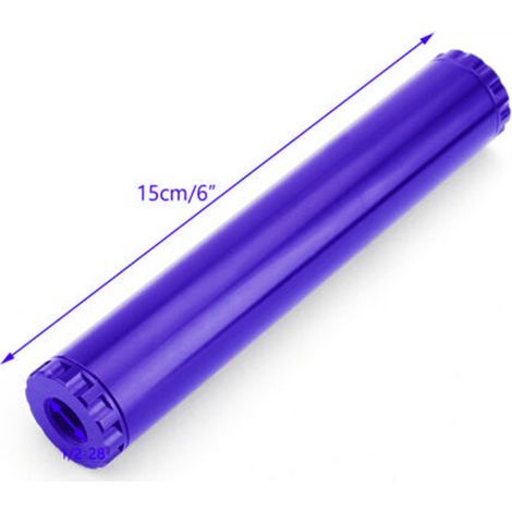 Kit de 11 filtres à carburant automobile professionnels de haute précision, en aluminium, 1/2‑28, gris