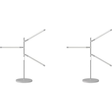 Adatto per 2 lampade LED per la crescita delle piante, lampade a spettro completo per la crescita delle piante, altezza regolabile, luce dimmerabile con timer, adatto per piante da interno.