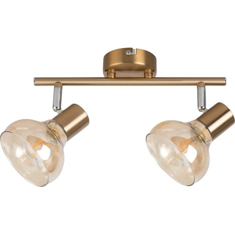 Spot plafond or antique ambre E14x2 Holly 5547 Rabalux (1/5)