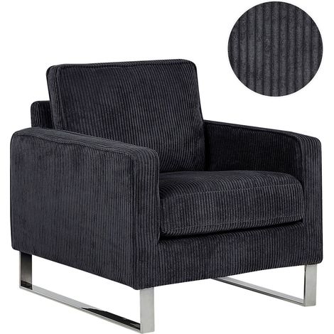 Sessel VIND Cord Schwarz