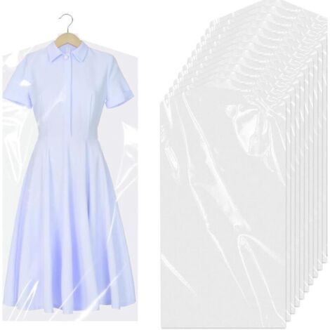 10Pièces Housses de Vêtements 60 x 140cm, Vetements, Housses de Vêtements, Anti Poussière Etanche Mite Humidité (1/5)
