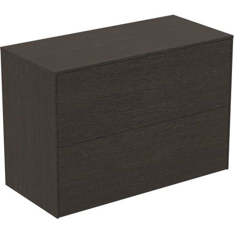 IDEAL STANDARD T4328Y4 meuble sous-lavabo Conca, 2 tiroirs, (1/2)