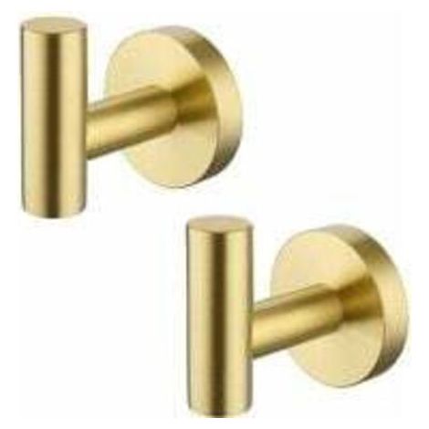 Triumphe Wall Hooks, Towel Holder, Coat Hooks, Matte Gold, 304 Stainless Steel, Storage (1/4)